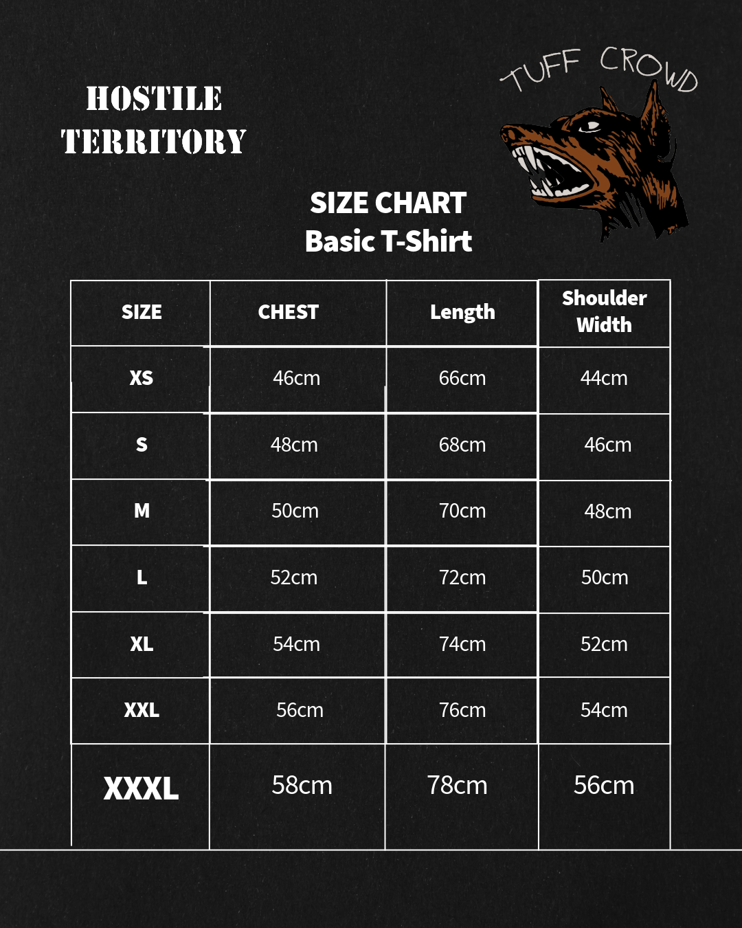 Tuff Crowd “Basic“ T-Shirt Black