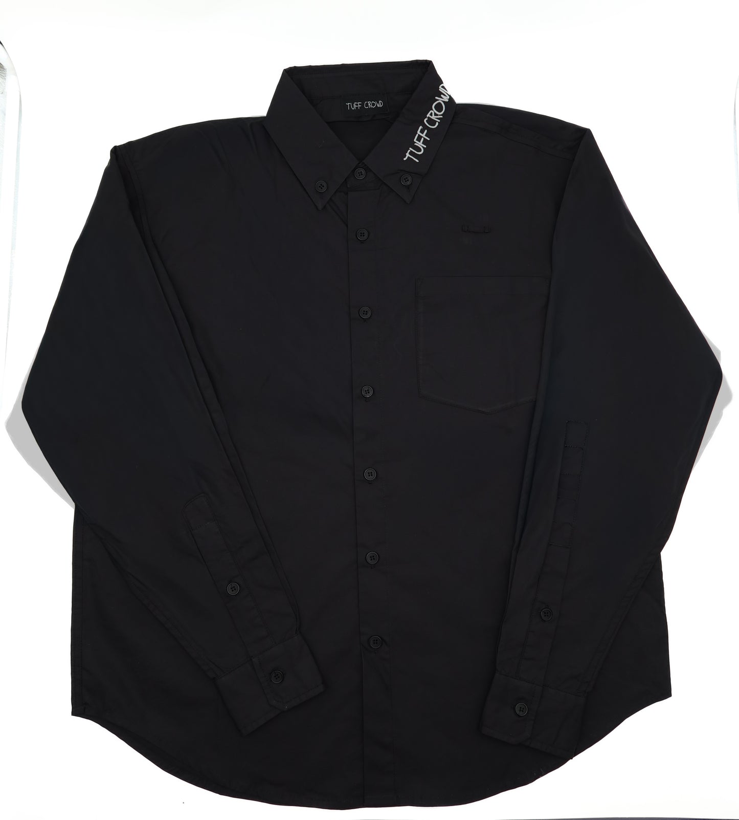 Tuff Crowd Button Up (Black)