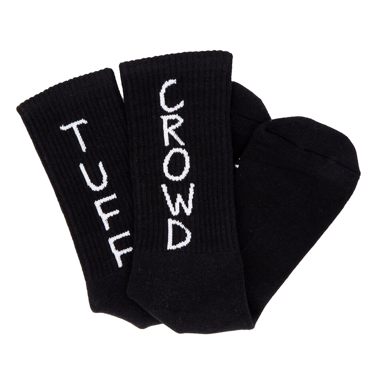 "TUFF CROWD" SOCKS- BLACK