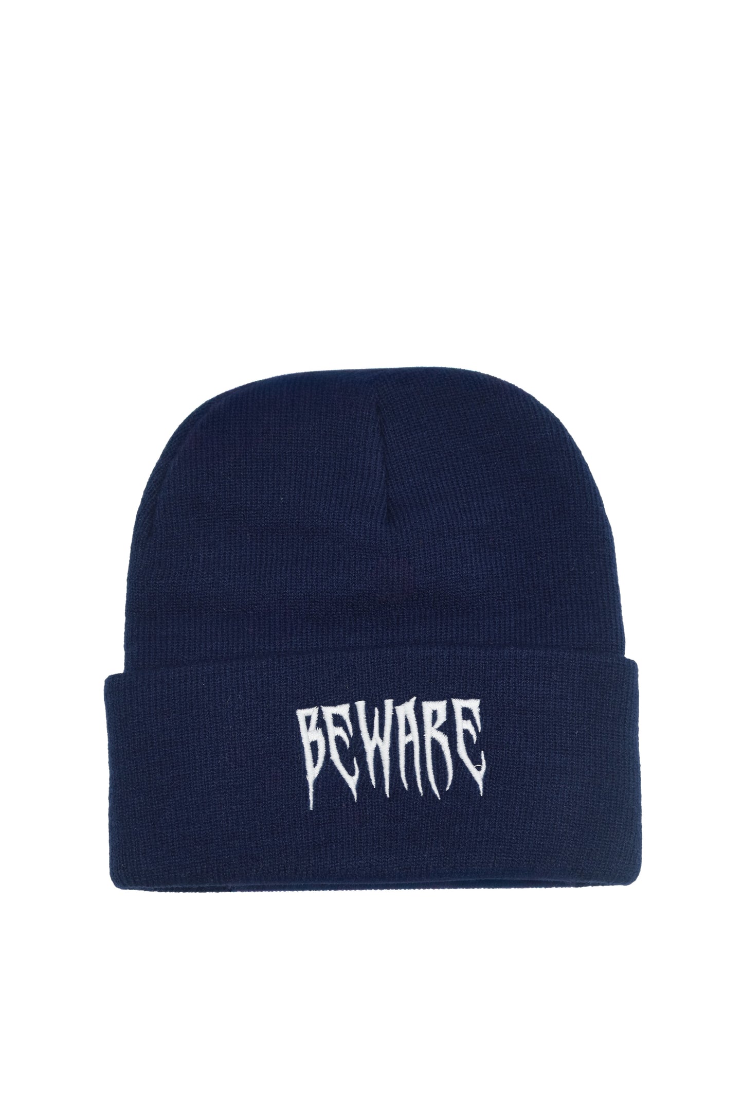 Blue beware beanie