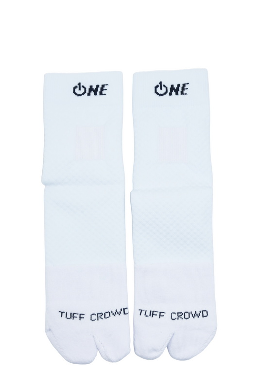 One Sock X Tuff Crowd “ White”