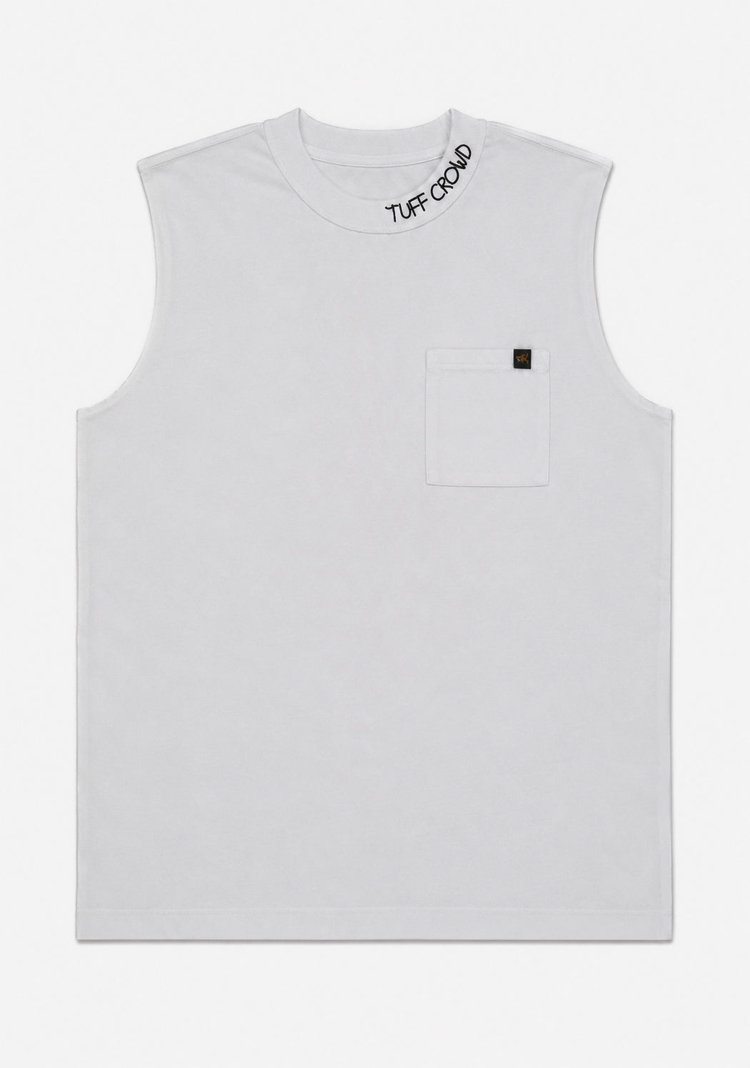 Tuff Crowd Cut Off Tank (WHITE)