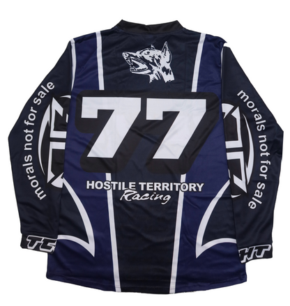Hostile racing shirt ( Blue)