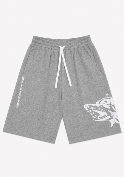 Hostile 3/4 Baggy Shorts (GREY)