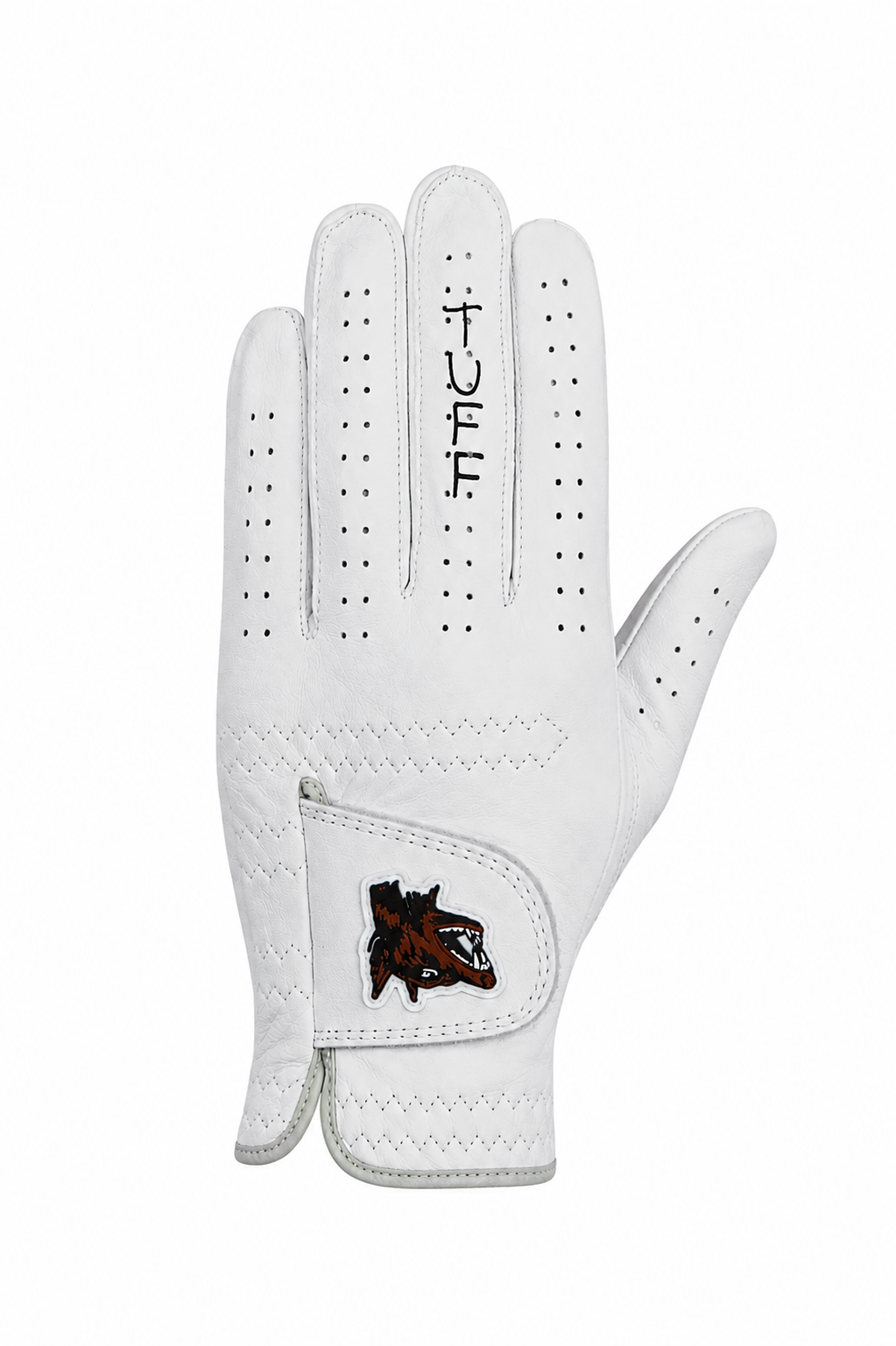 Tuff Crowd Golf Glove (White)