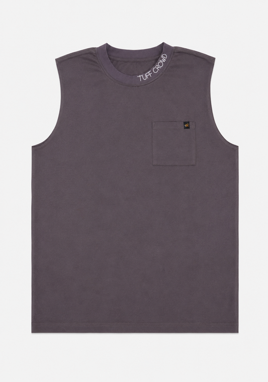 Tuff Crowd Cut Off Tank (GREY)