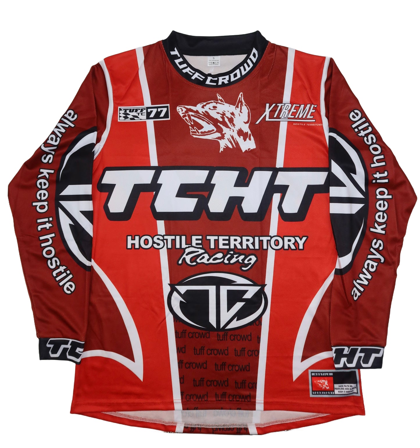 Hostile racing shirt ( Red )