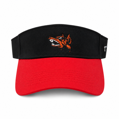 Doberman Visor (Black & Red)