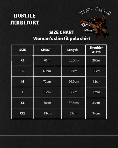 Steel Blue Woman’s slim fit polo shirt