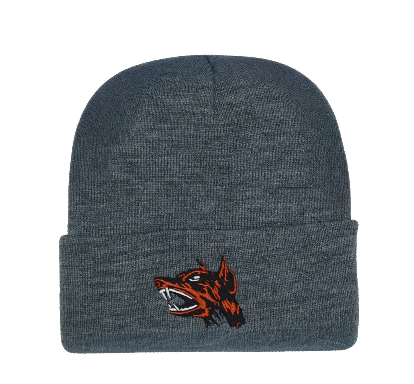 Grey beware beanie