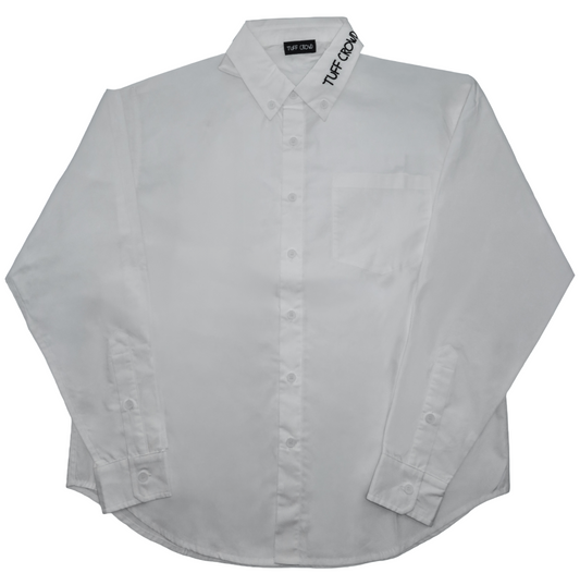 Tuff Crowd Button Up (White)