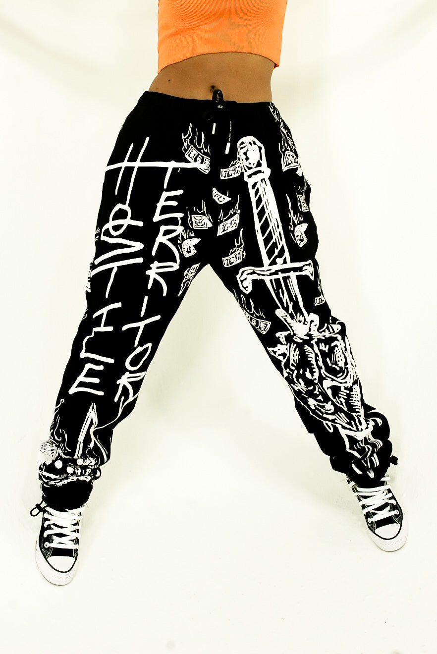 'DIE LIT SWEATPANT- BLACK