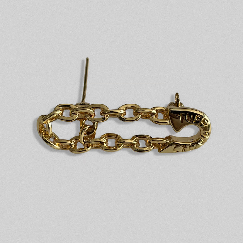 Gold Bike Chain Pin