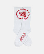 NO TRESPASSING SOCKS